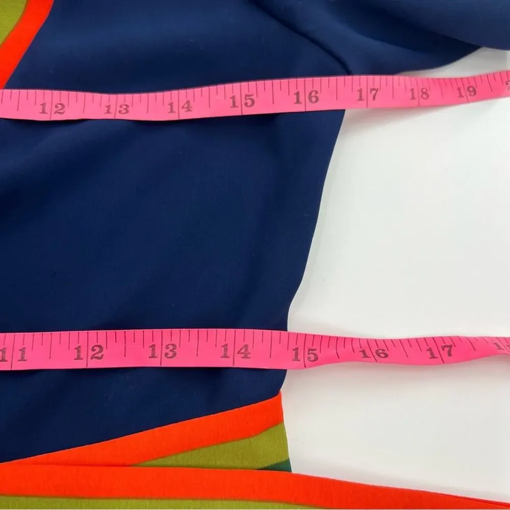 Tory Burch Peggy colorful wrap dress sz 0